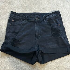 American Eagle Black Jean Shorts